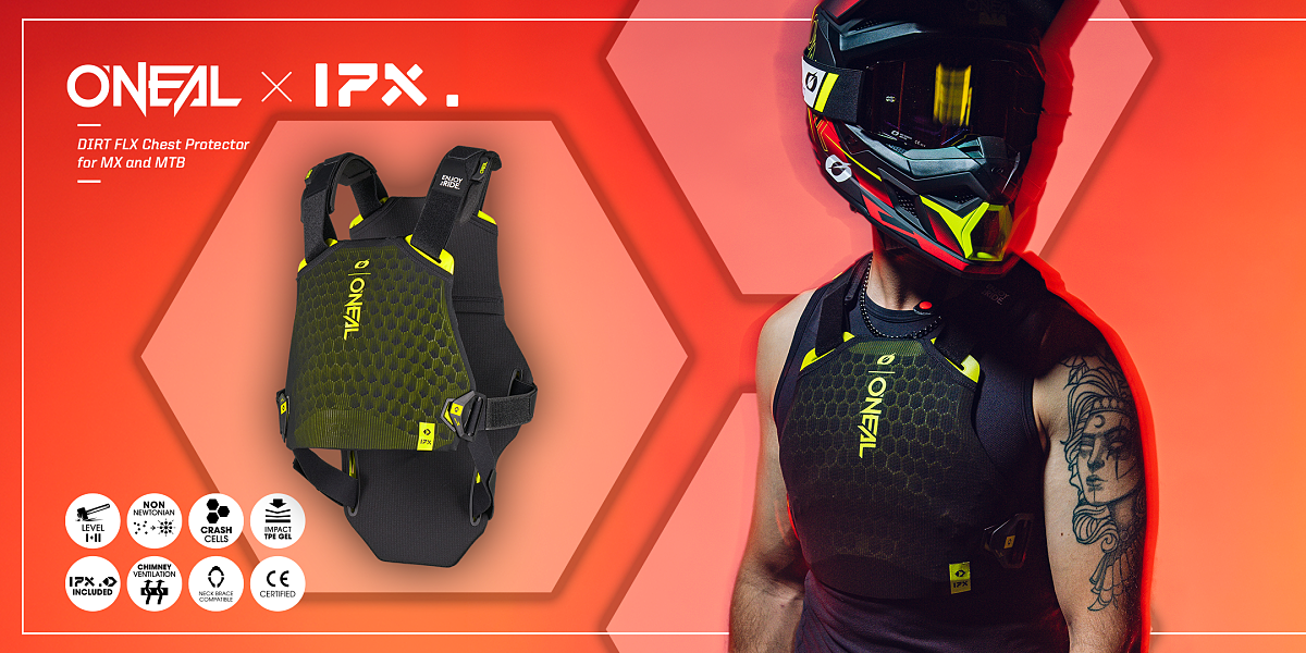 DIRT FLX Chest Protector MX Banner